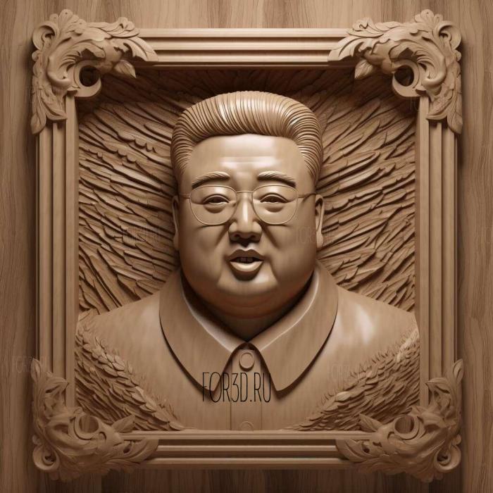 kim jong 2 stl model for CNC